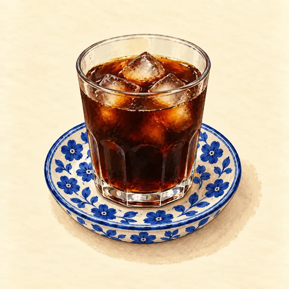 Editorial illustration of Cold brew