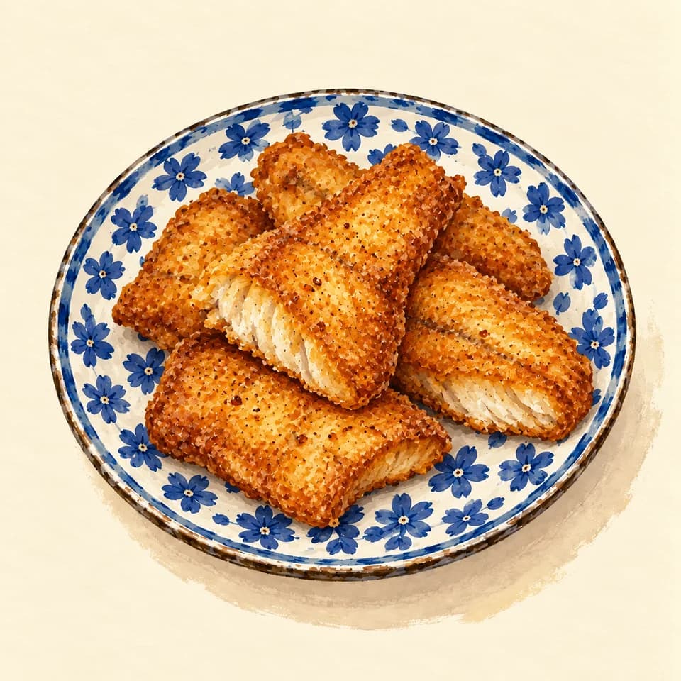 Editorial illustration of Amritsari Fish Fry
