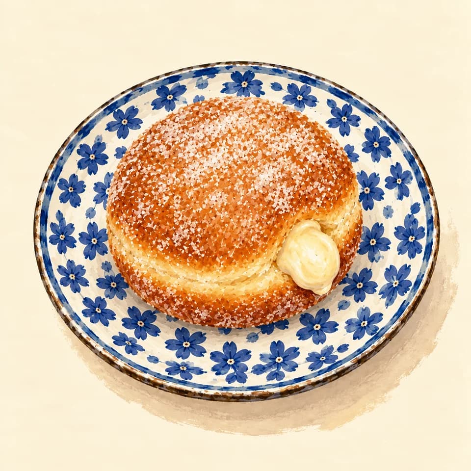 Illustration: Filled doughnut