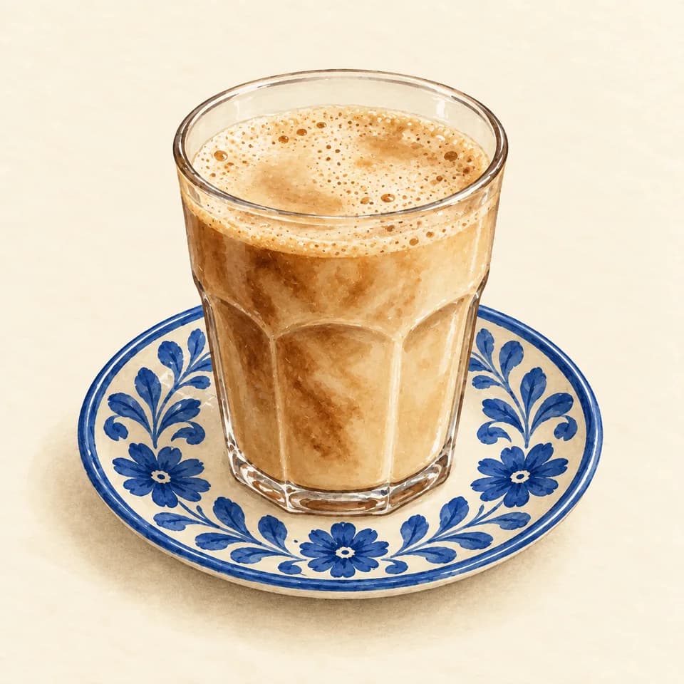 Editorial illustration of Doodh Cola