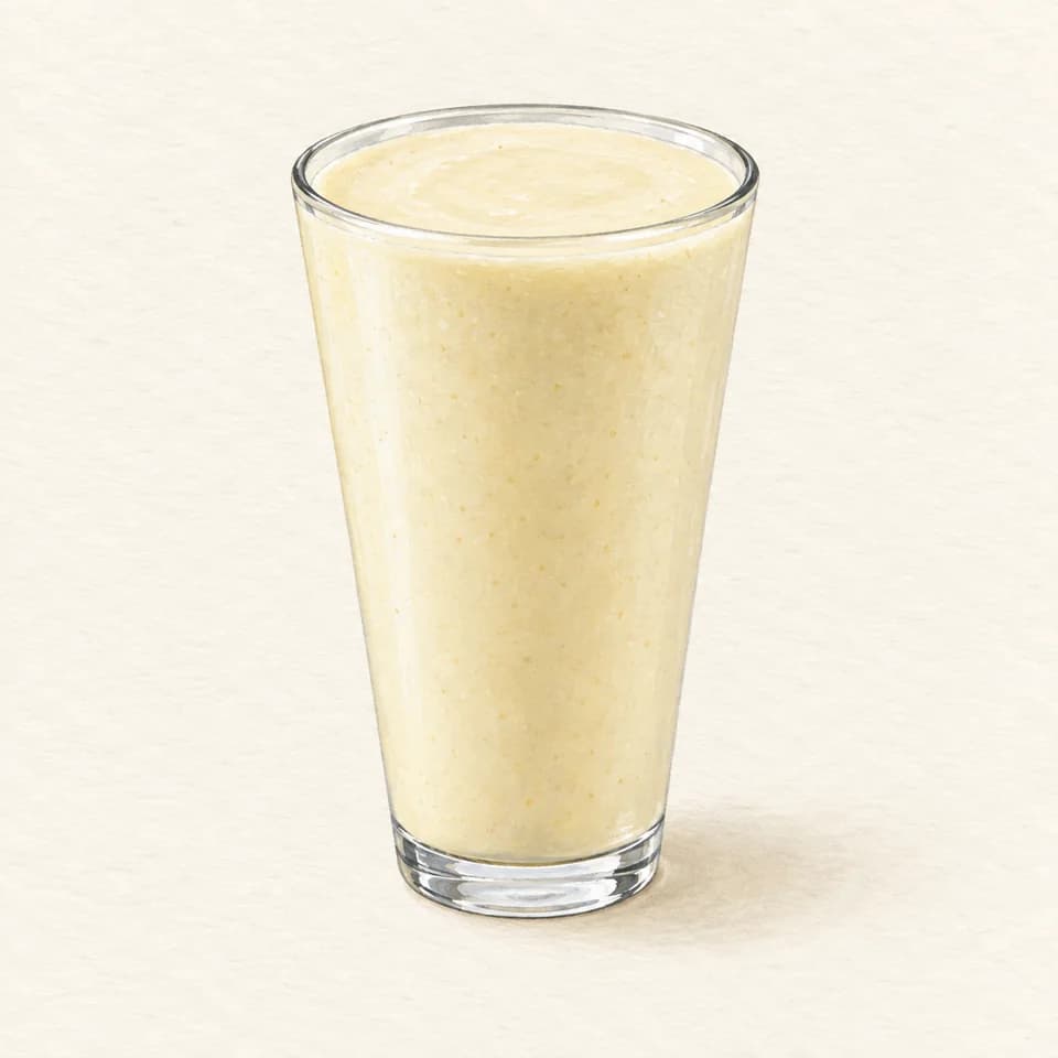 Editorial illustration of Tropi Colada Smoothie at Milestones Coffee