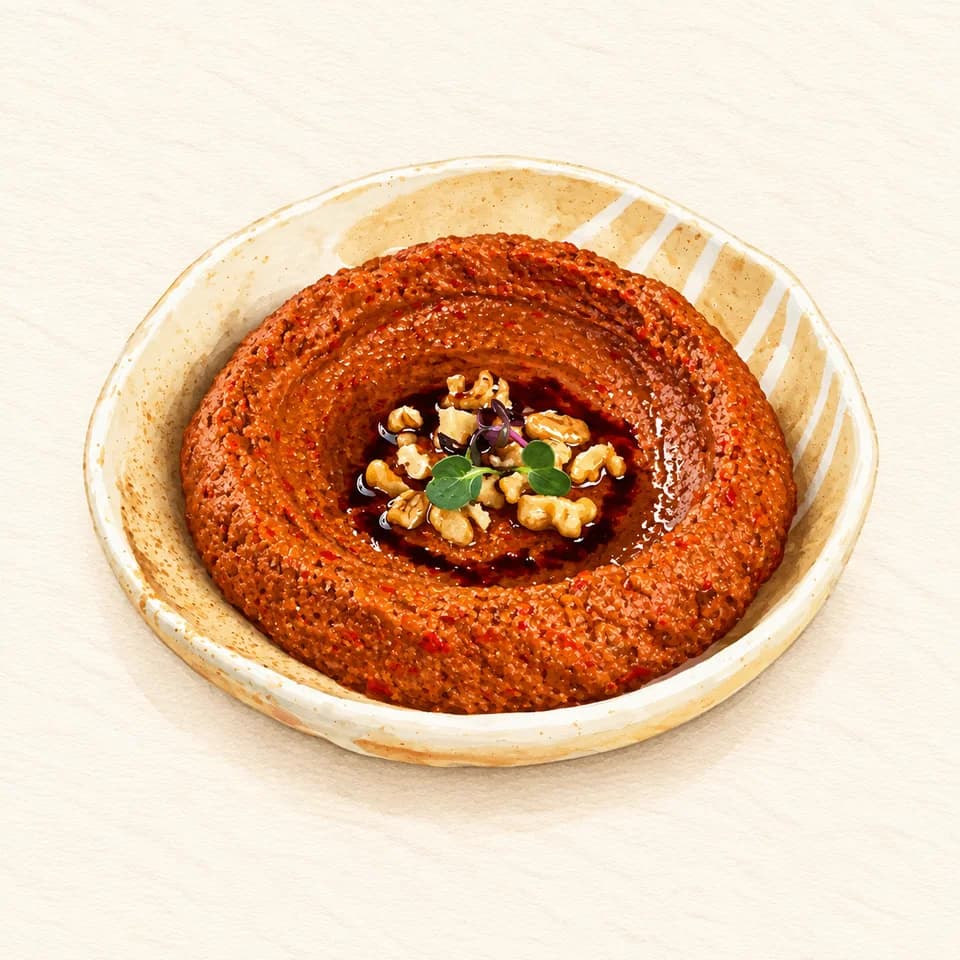 Editorial illustration of Muhammara at Awani