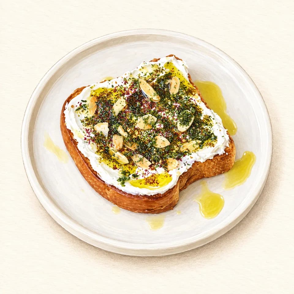 Editorial illustration of Boursin Brioche at Bageri Form