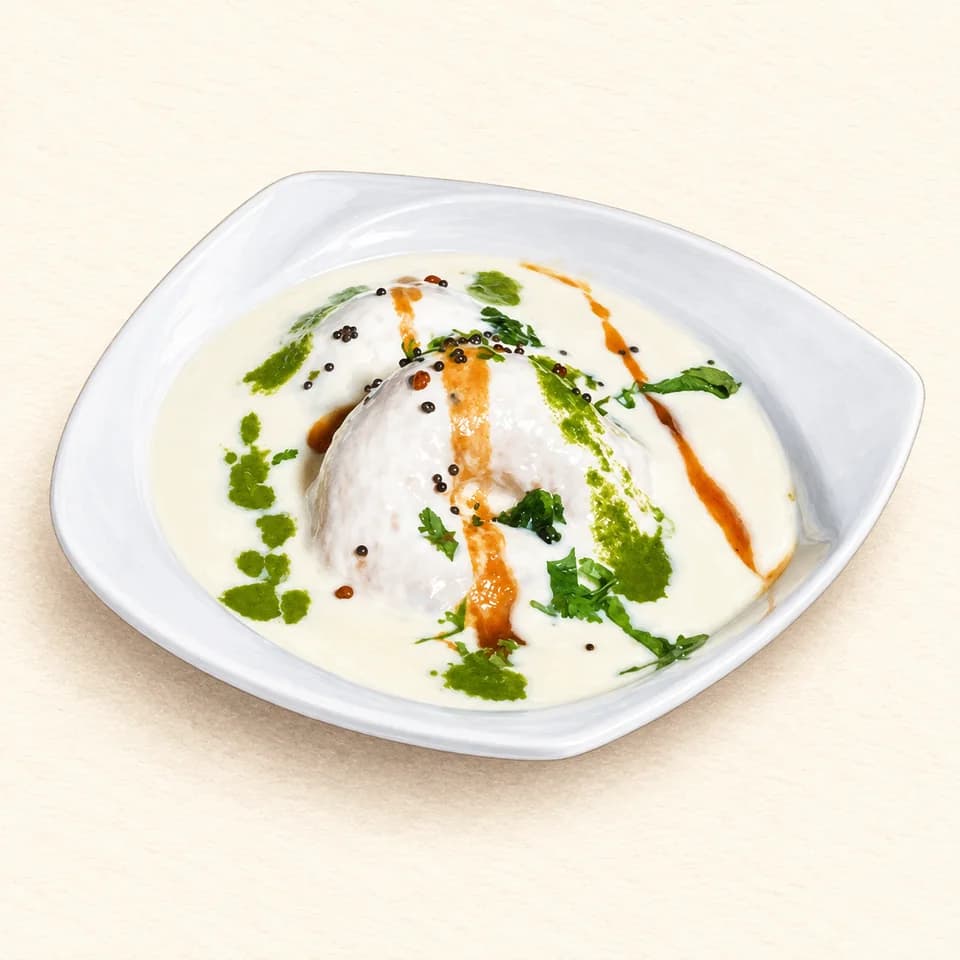 Editorial illustration of Thayir Vadai at Nalan
