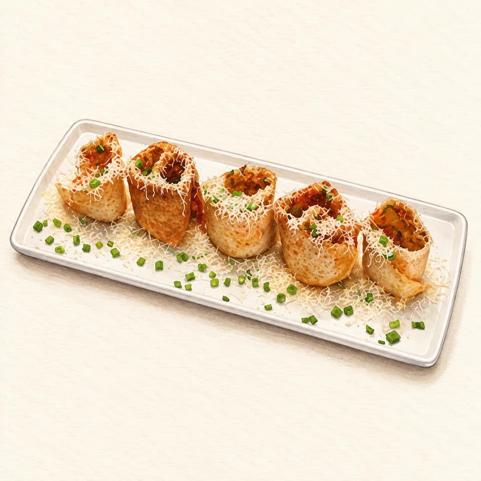 Editorial illustration of Zini Dosa at Yummy Dosa
