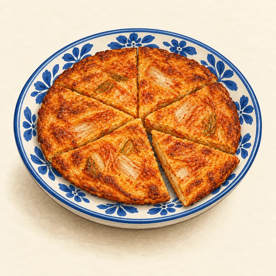 Illustration: Kimchi pancake