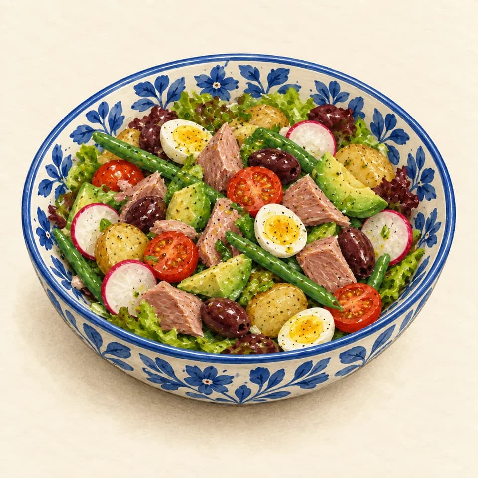 Illustration: L’Occitane Niçoise salad
