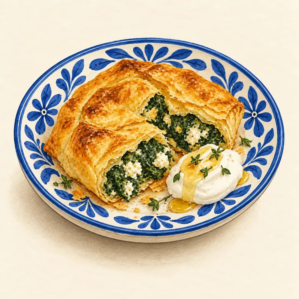 Illustration: Spanakopita