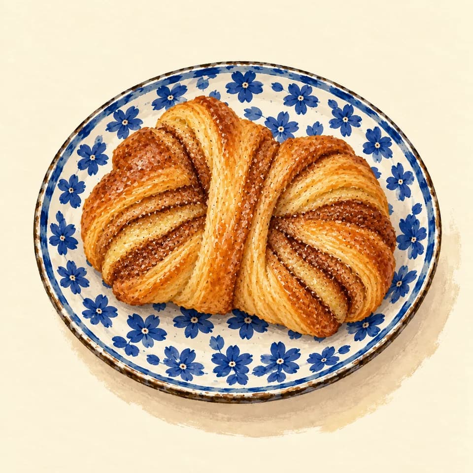 Illustration: Franzbrötchen