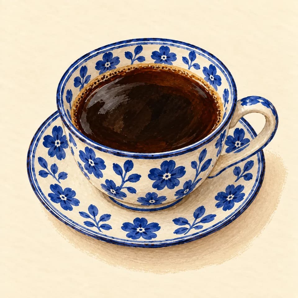Editorial illustration of Americano