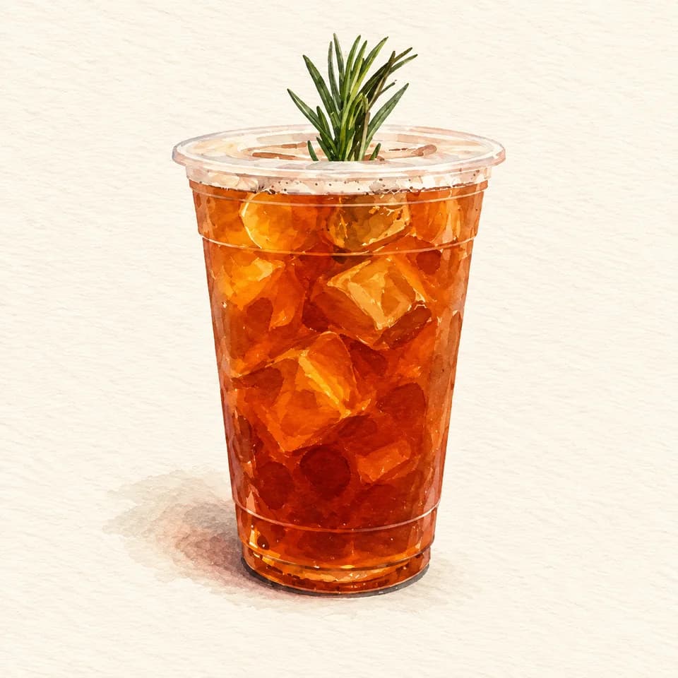 Editorial illustration of Honey Osmanthus at Tamsui Taiwan Tea Shop