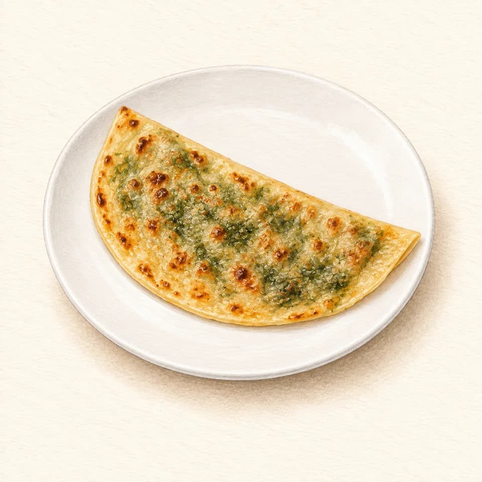 Editorial illustration of Greens qutab at Baku Café