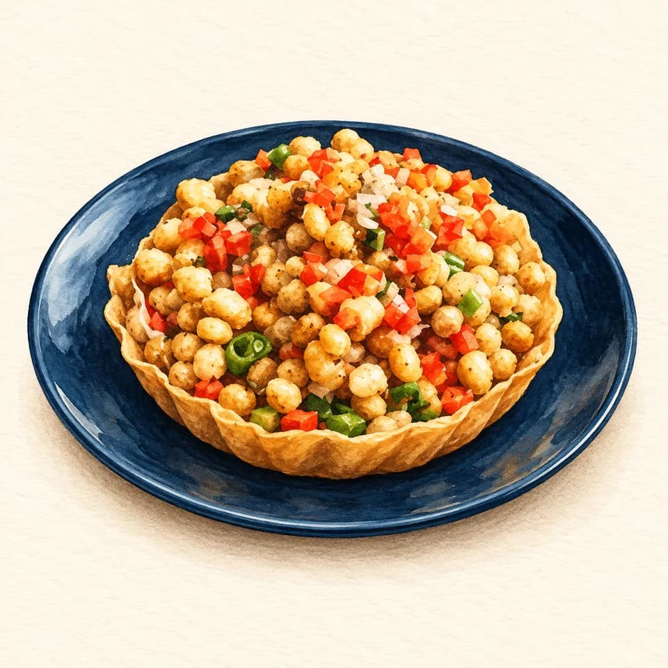 Editorial illustration of Crispy Chilli Pepper Corn at Golden Dragon