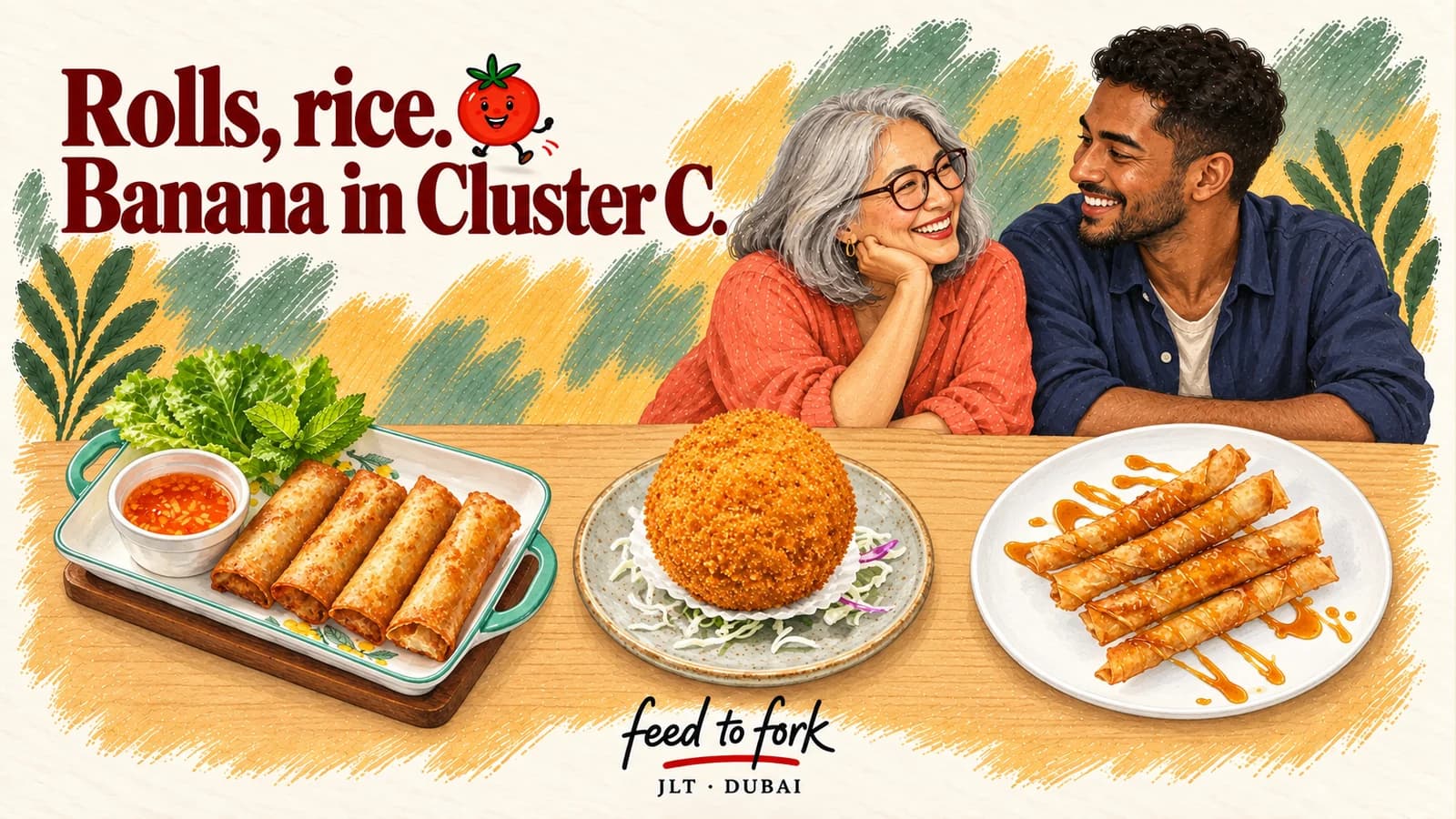Editorial illustration · Cluster C: Three Golden Parcels