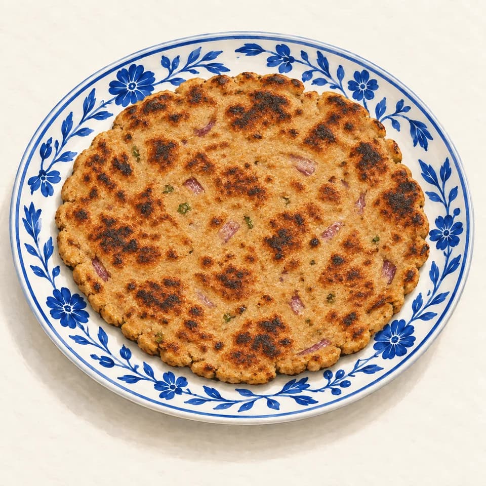 رسم تحريري لطبق كوكي بالبصل في Nihal Koki