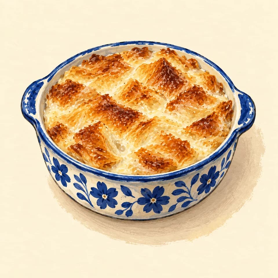 Editorial illustration of Umm Ali